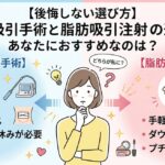 【後悔しない選び方】脂肪吸引手術と脂肪吸引注射の違い！あなたにおすすめなのは？