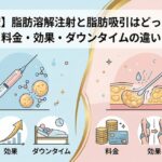 【徹底比較】脂肪溶解注射と脂肪吸引はどっちがいい?料金・効果・ダウンタイムの違い
