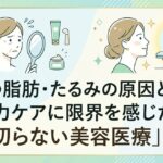 顔の脂肪・たるみの原因とは？自力ケアに限界を感じたら「切らない美容医療」へ
